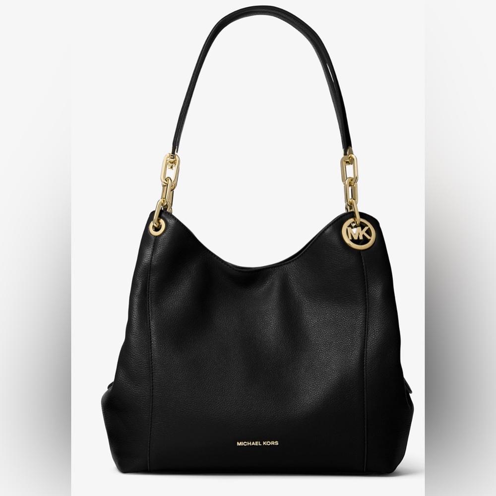 MICHAEL KORS Fulton Large Pebbled Leather Shoulder Bag